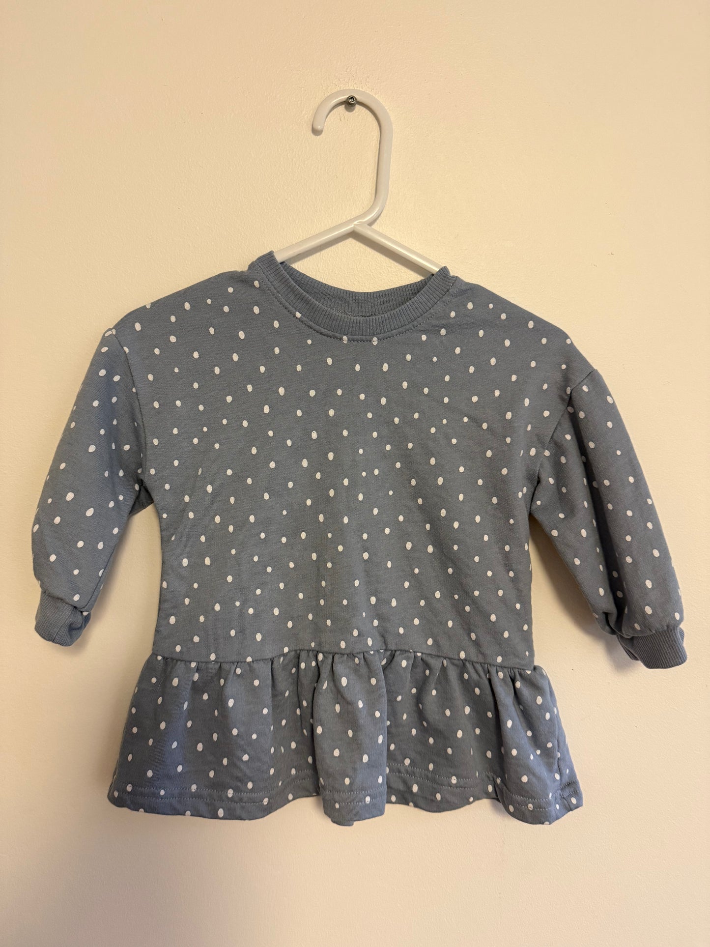 PL BABY POLKA DOT DRESS SIZE 12M