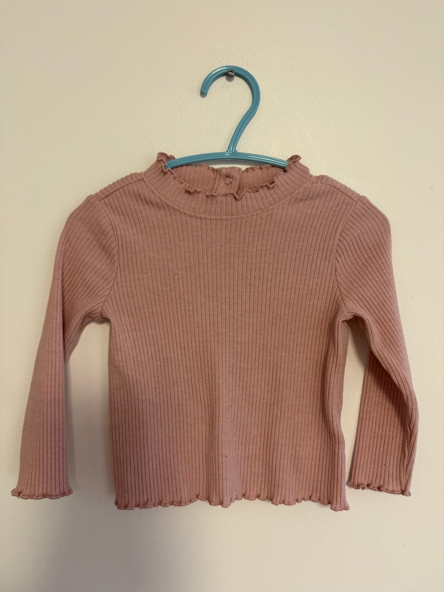 OLD NAVY BLUSH SHIRT SIZE 12-18M