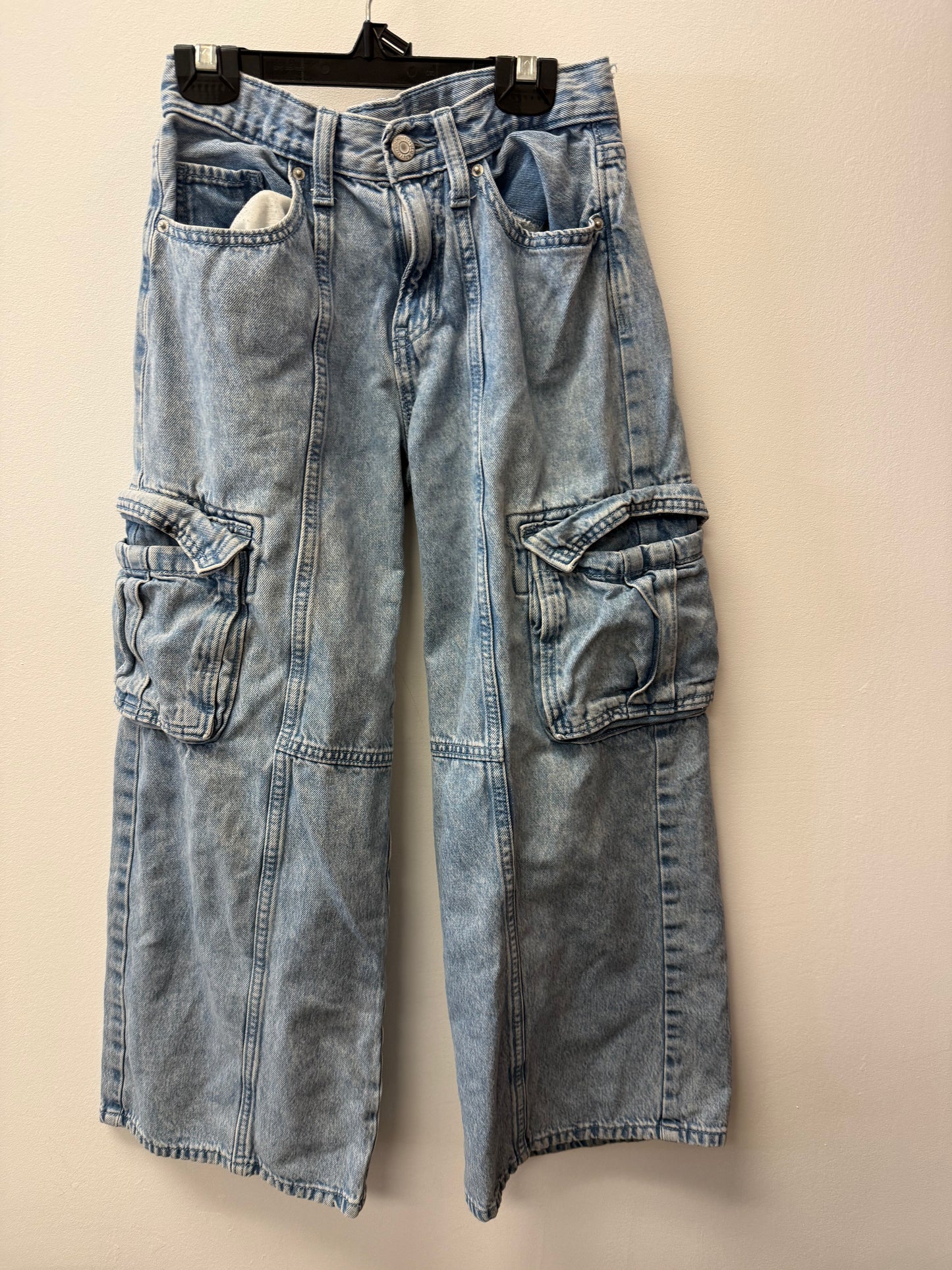 OLD NAVY CARGO JEANS SIZE 12