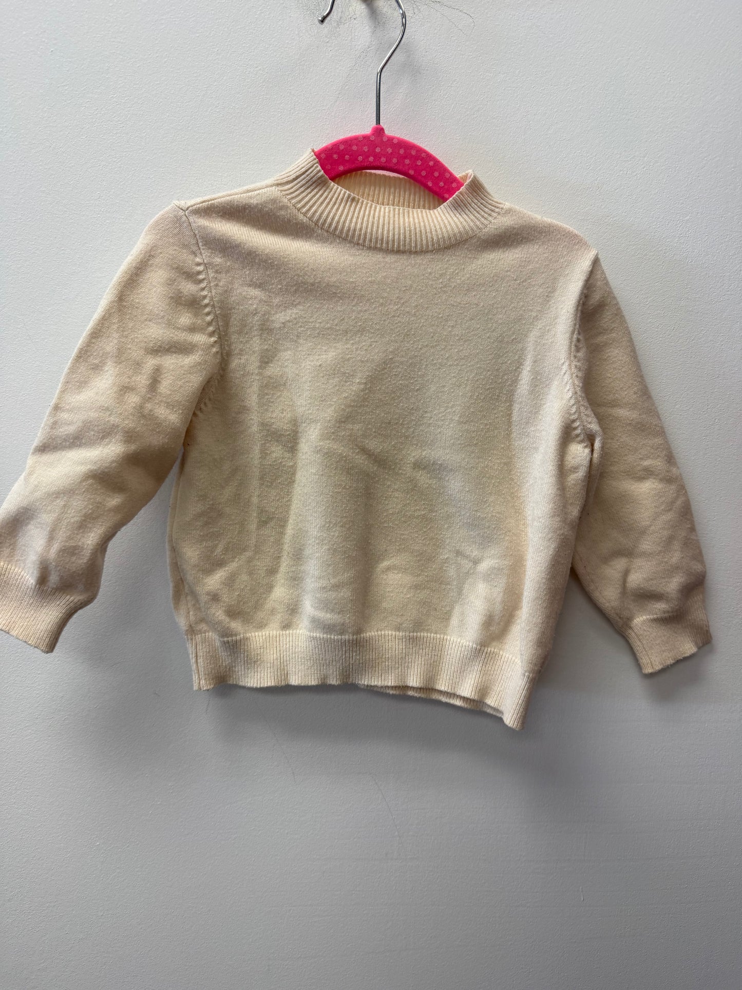 OFF WHITE SWEATER SIZE 2-3T