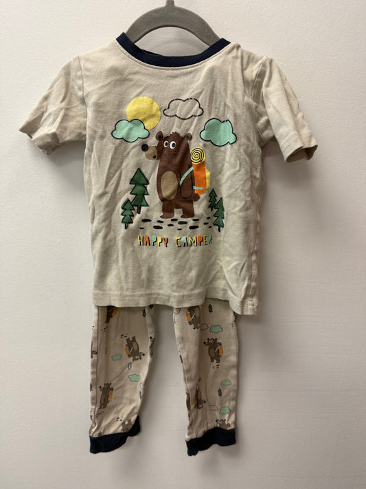 GEORGE "HAPPY CAMPER" PJ'S SIZE 3T