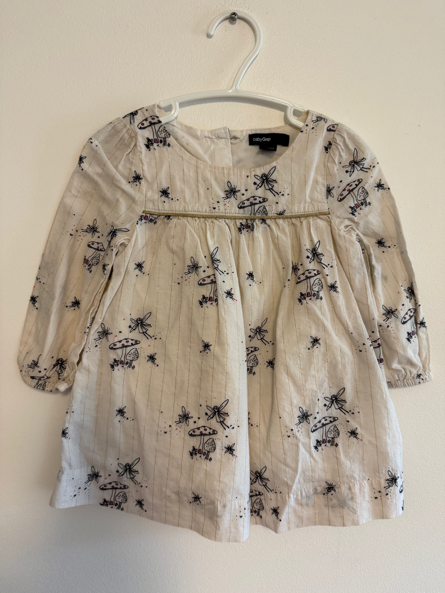 BABY GAP FAIRY GARDEN DRESS SIZE 12-18M