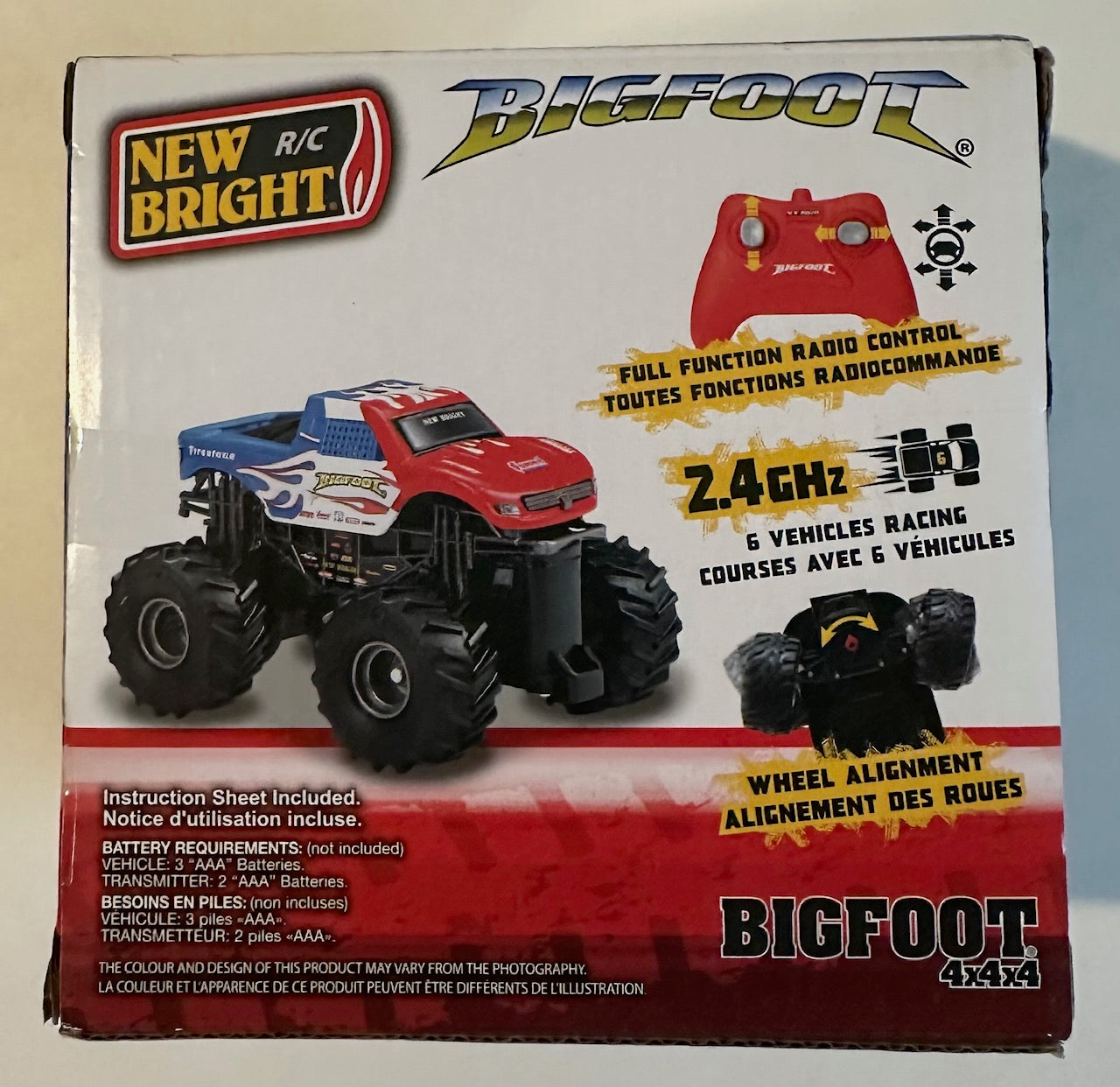 *New* Bigfoot, Monster Truck Remote Control Toy