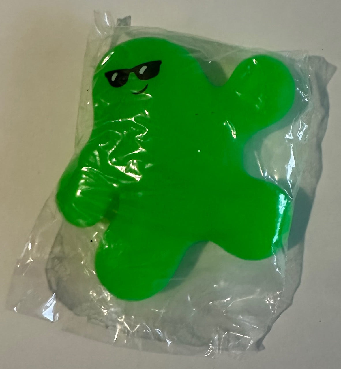 *New* Unknown Brand, Green Squishy Sensory Guy