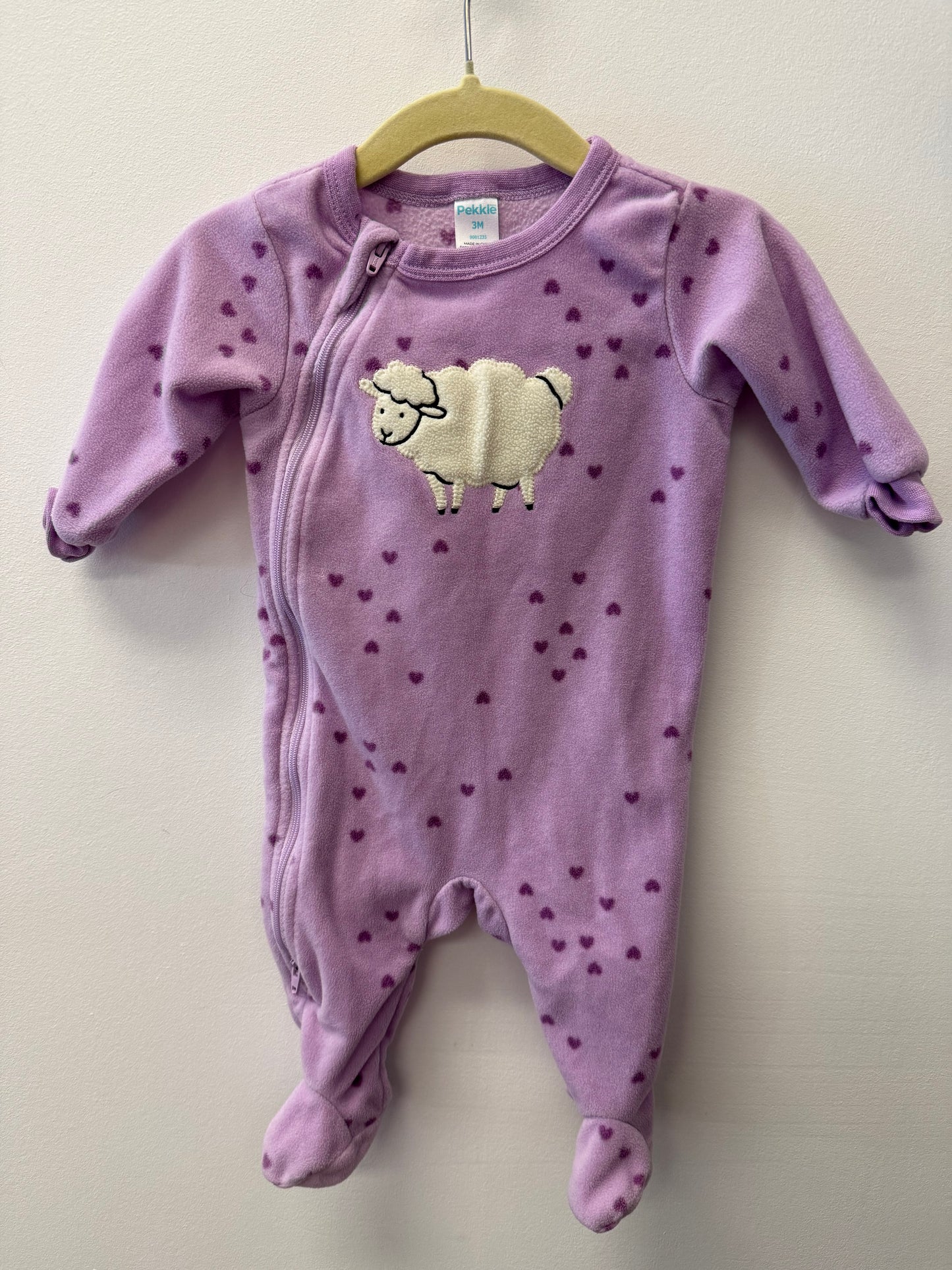 PEKKLE FLEECE SHEEP SLEEPER SIZE 3M
