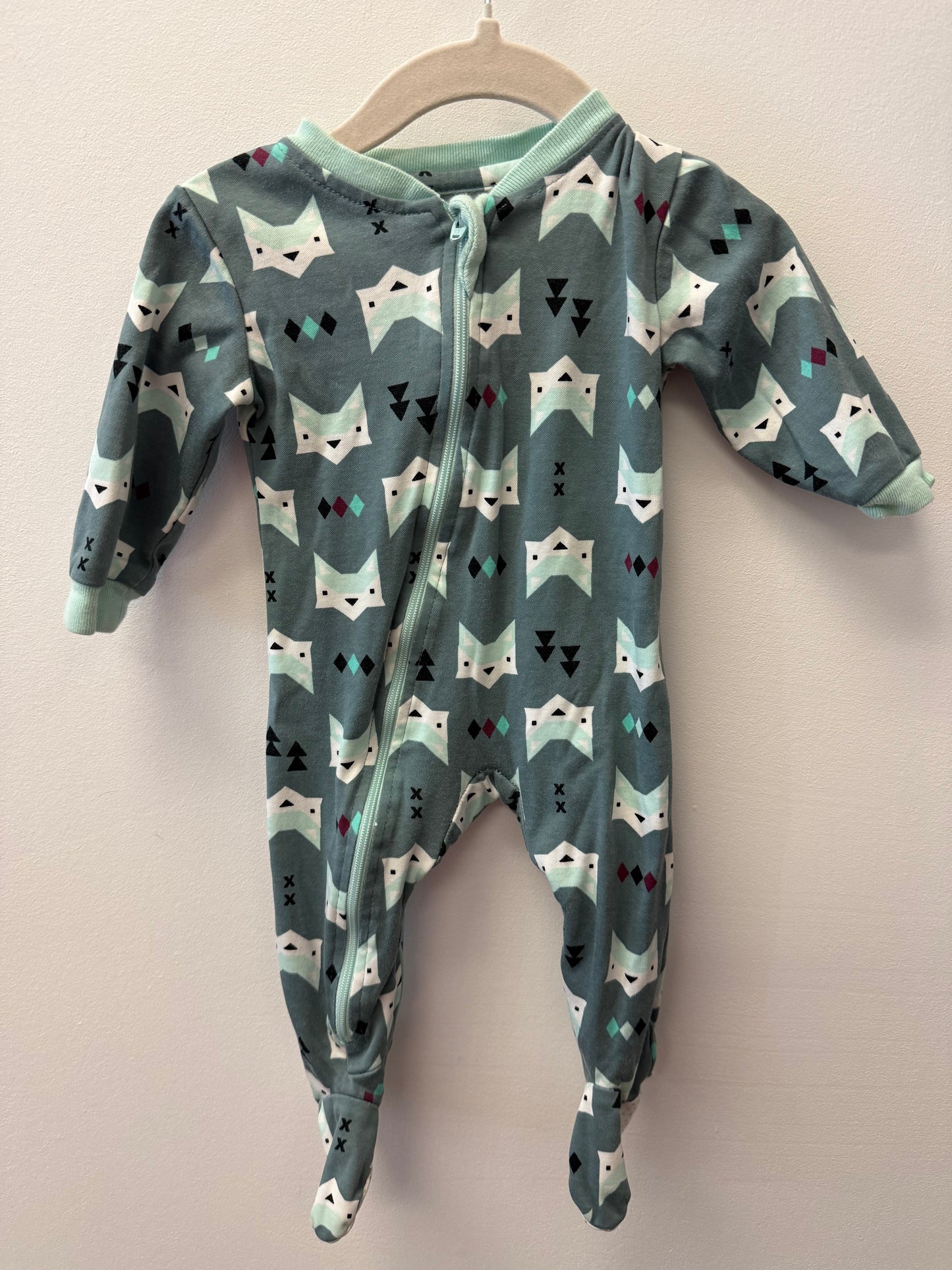 ZIPPYJAMZ FOX SLEEPER SIZE 3-6M