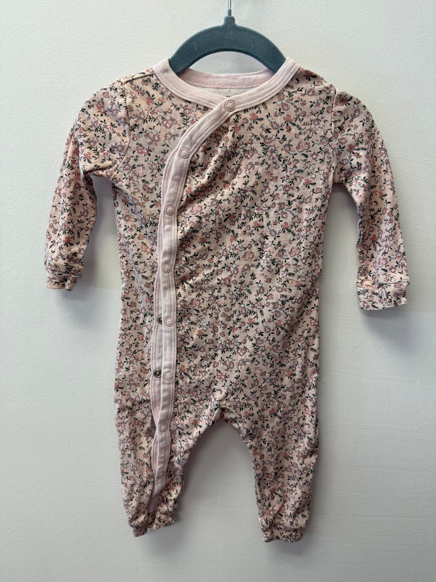 JOE FRESH FLORAL FOOTLESS SLEEPER SIZE 0-3M