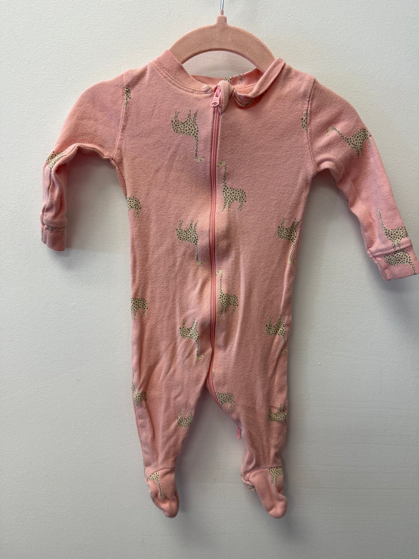 RISE LITTLE EARTHLING GIRAFFE SLEEPER SIZE 3-6M