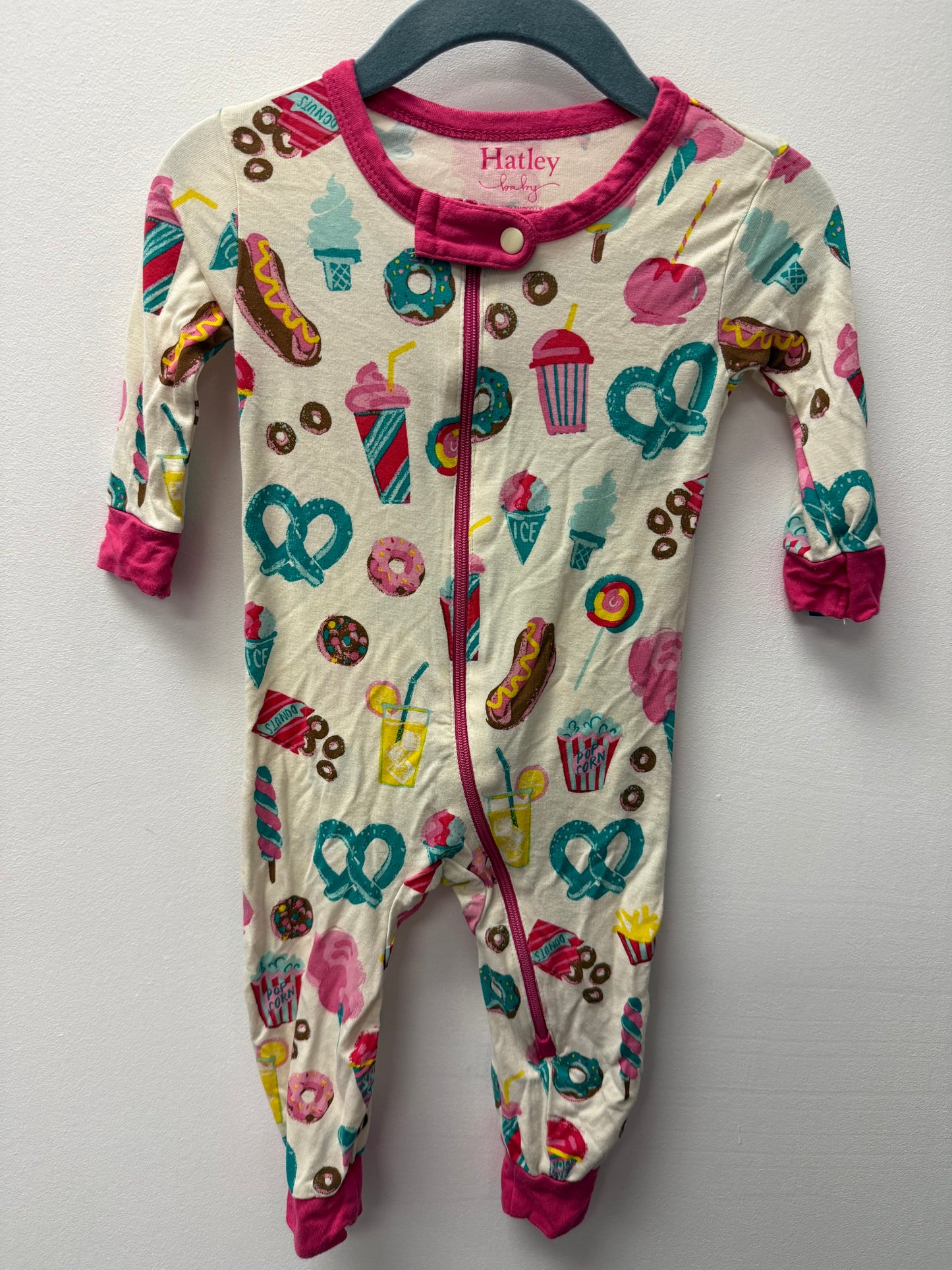 HATLEY BAMBOO ICE CREAM SLEEPER SIZE 3-6M