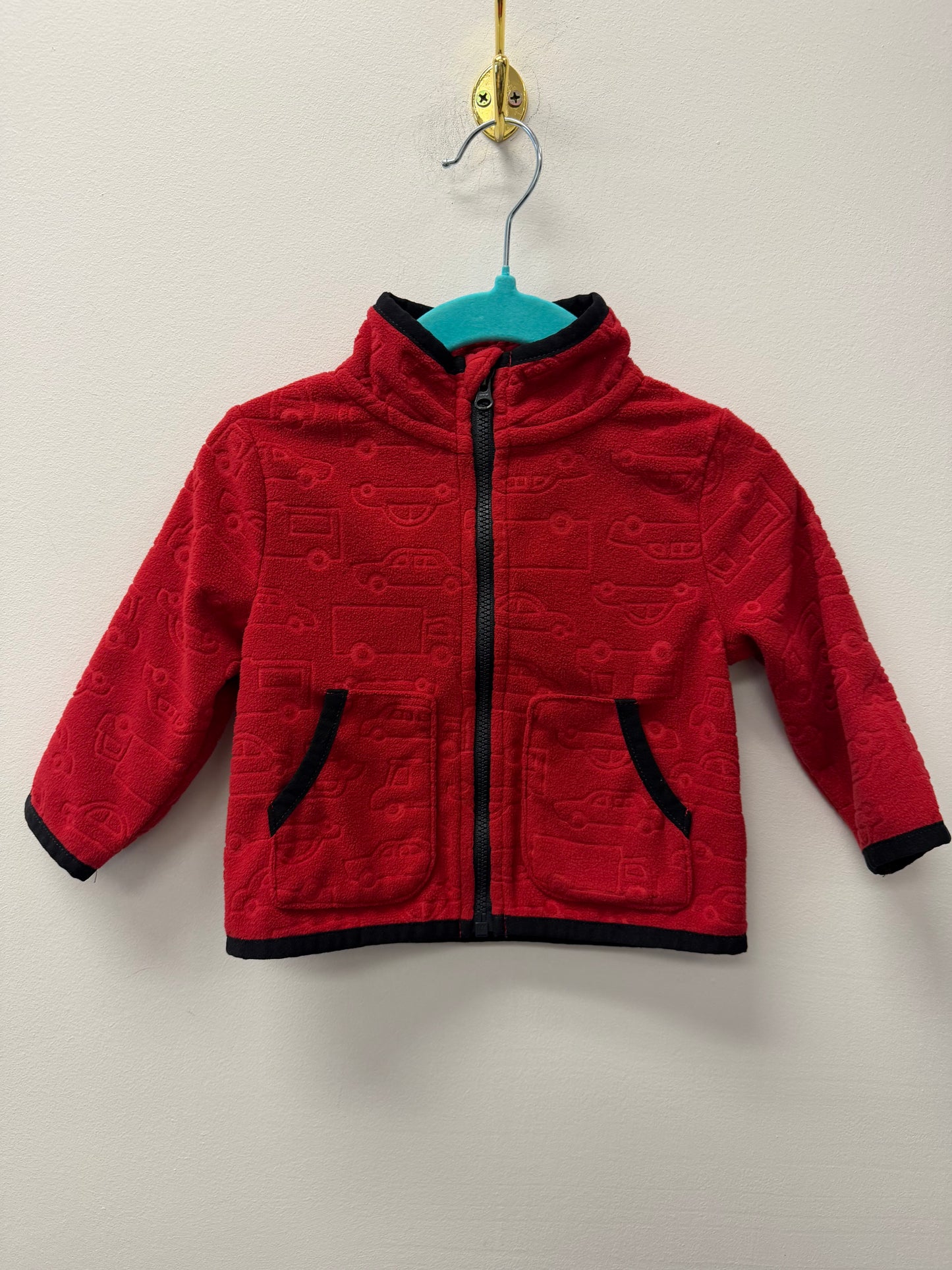 JOE FRESH FLEECE CAR SWEATER SIZE 3-6M