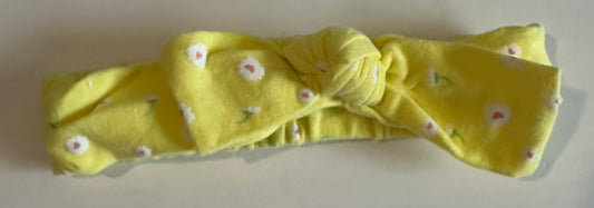 Unknown Brand, Yellow Flowery Headband - 0-9 Months