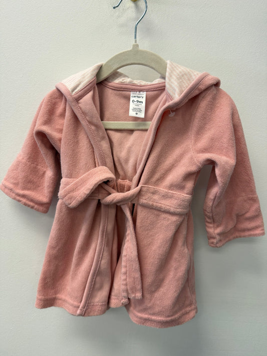 NWOT PINK ROBE SIZE 0-9M