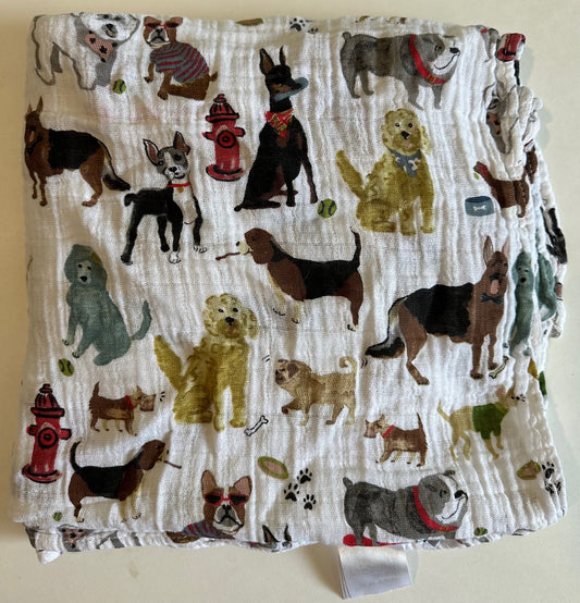 Little Unicorn, Dogs Swaddle Blanket