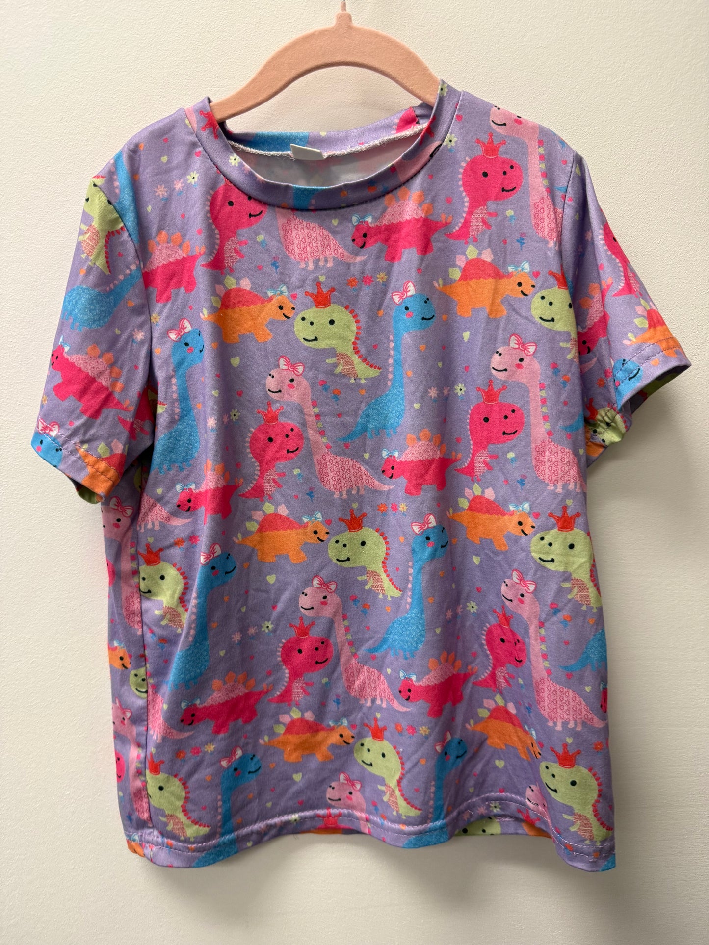 PINK DINO SHIRT SIZE 6-7