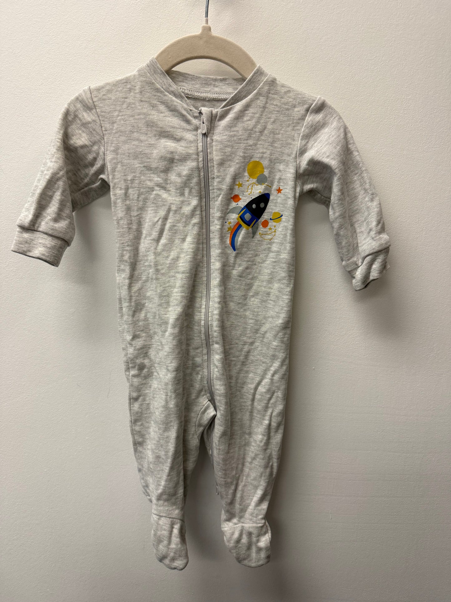 GEORGE ROCKETSHIP SLEEPER SIZE 0-3M