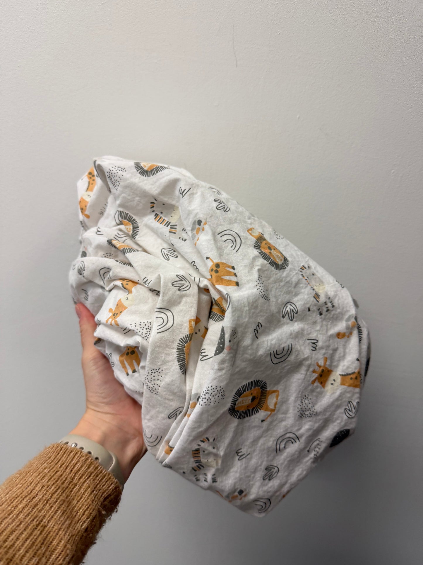 GEORGE SAFARI CRIB SHEET