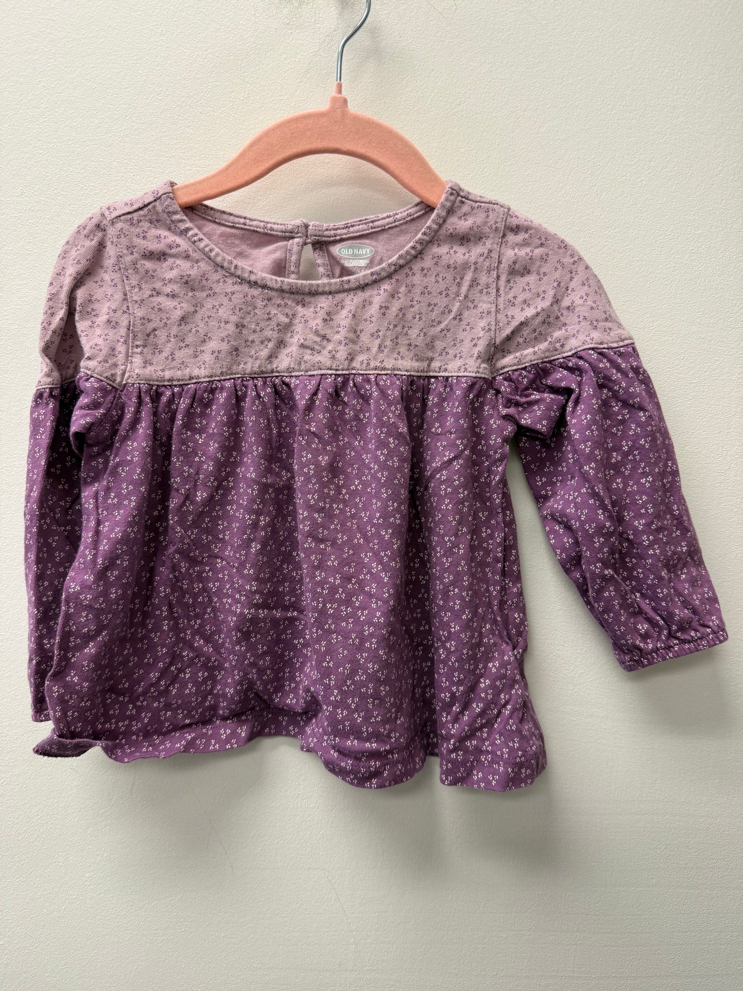 OLD NAVY PURPLE SHIRT SIZE 18-24M