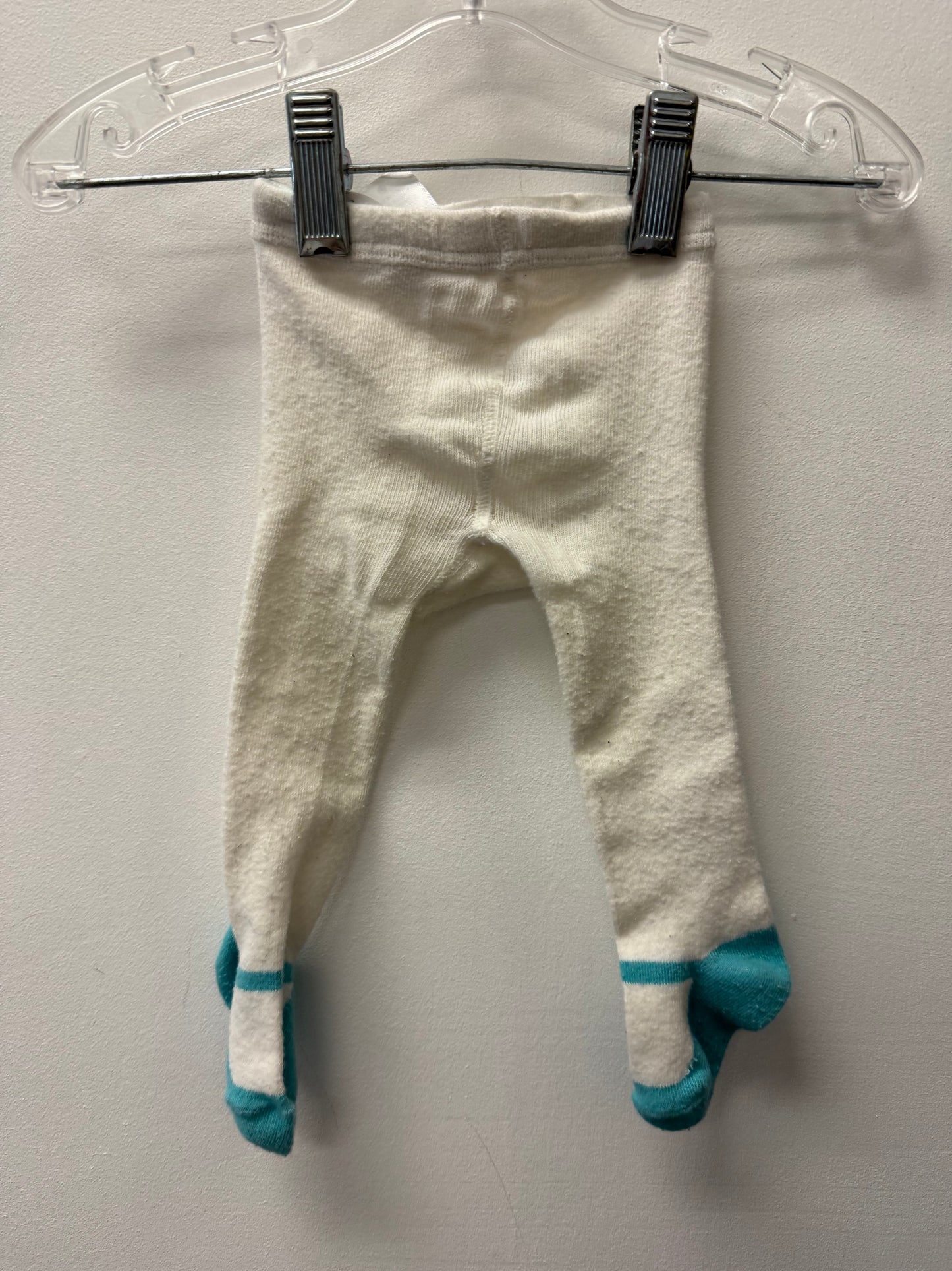 CARTERS BLUE FOOTED TIGHTS SIZE 9M