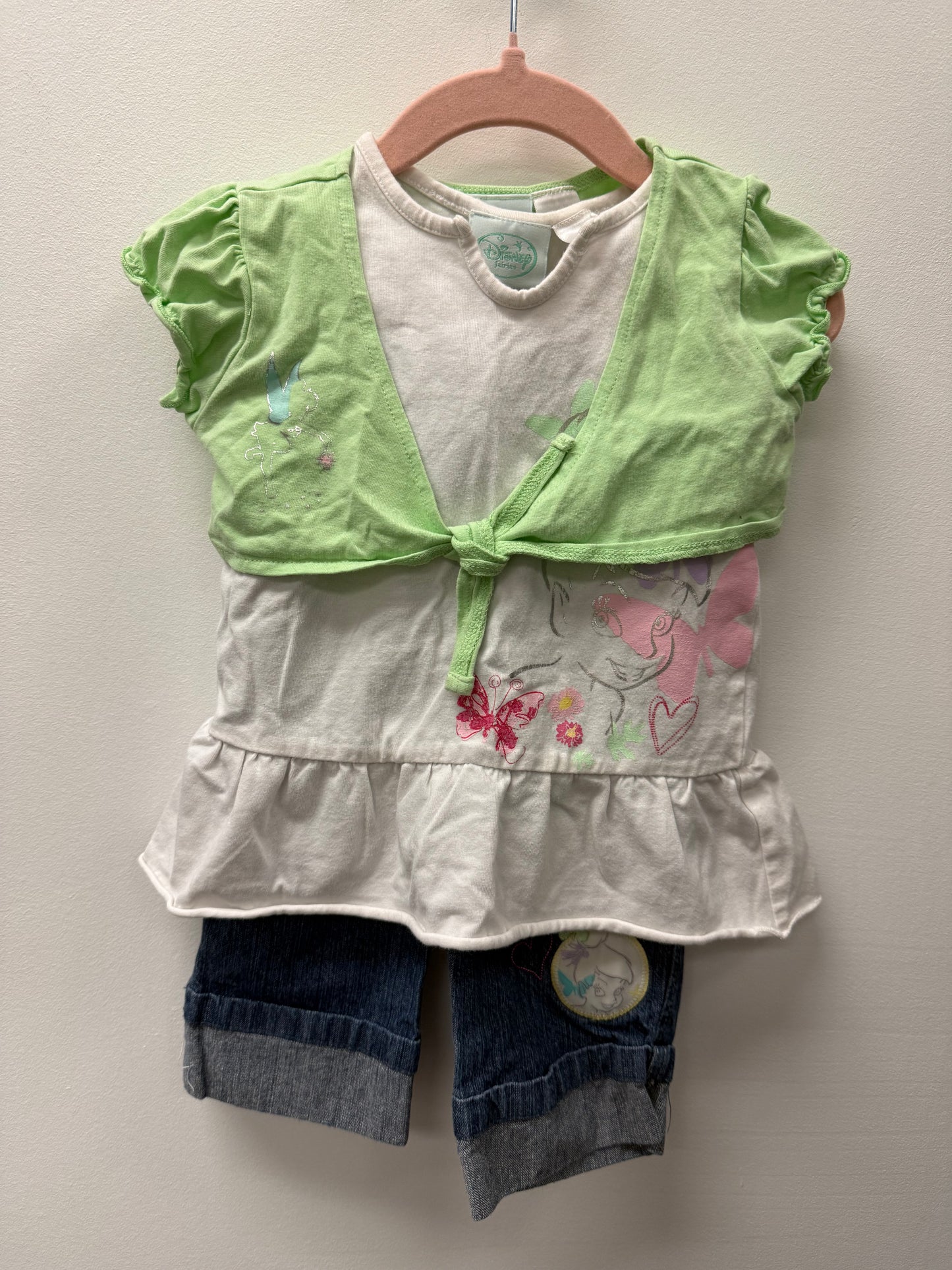 TINKERBELL 3 PIECE OUTFIT SIZE 18M