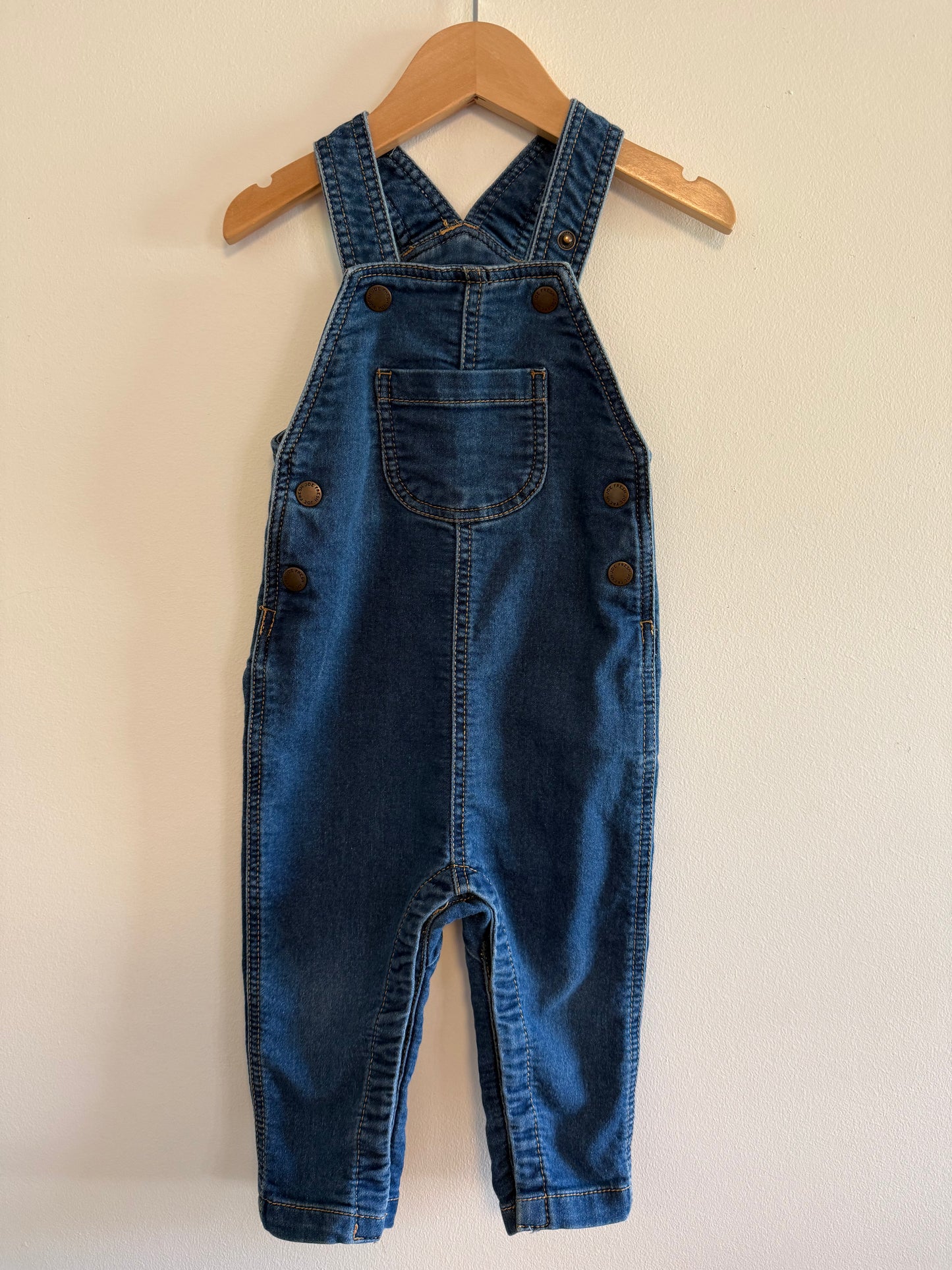 JOE FRESH DENIM OVERALLS SIZE 18-24M