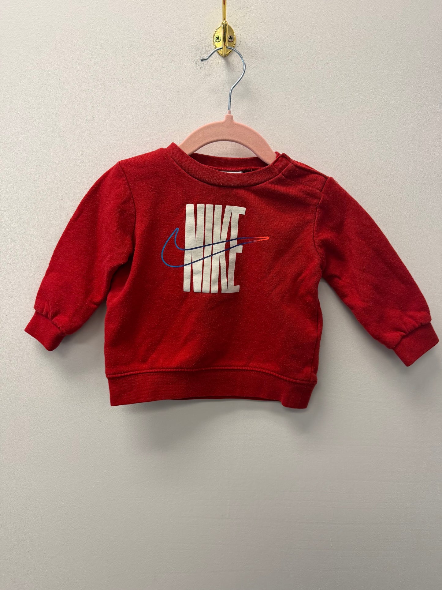 NIKE RED CREW SIZE 12M