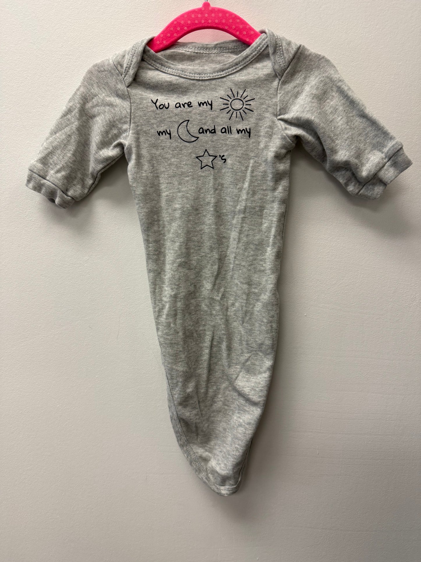 YOU ARE MY SHUNSHINE TIE UP SWADDLE SIZE NEWBORN
