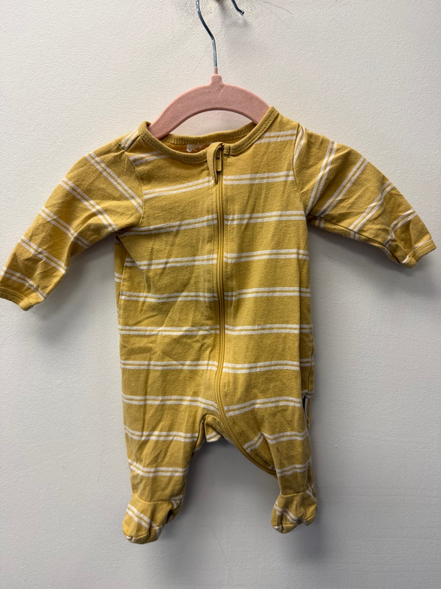 GERBER STRIPPED NEWBORN SLEEPER