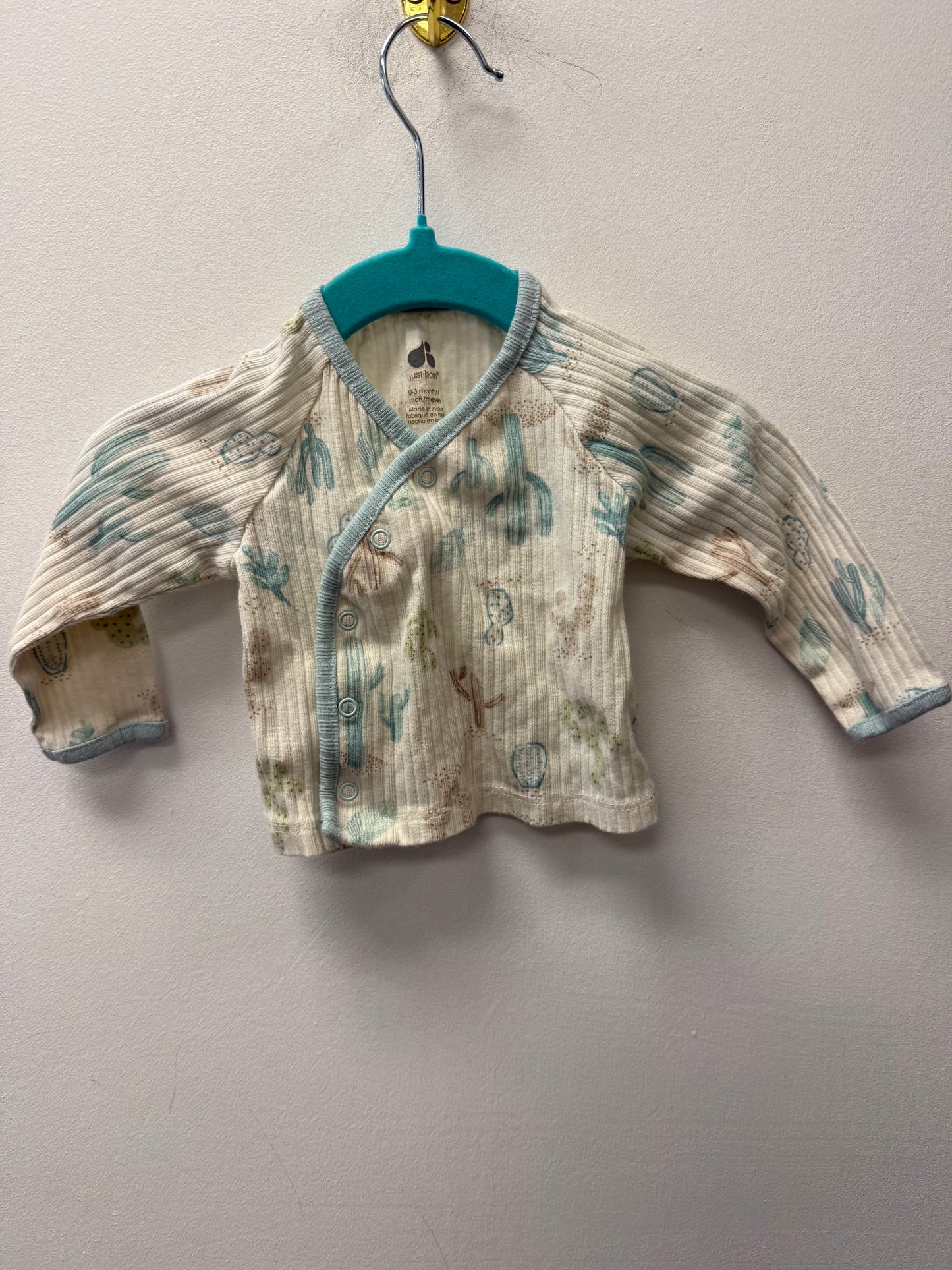 JUST BORN CACTUS SWEATER SIZE 0-3M