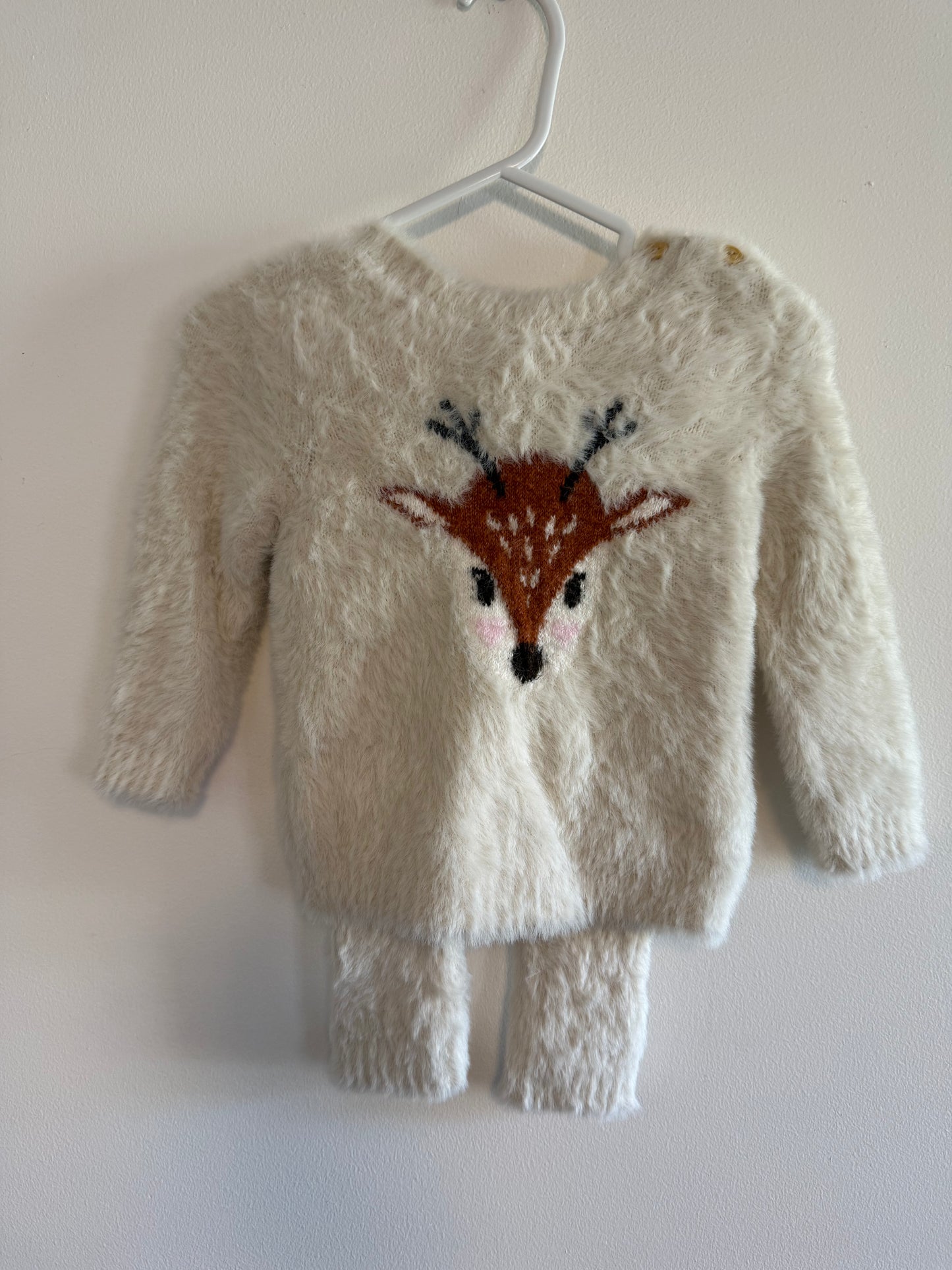 OLD NAVY DEER OUTFIT SIZE 12-18M