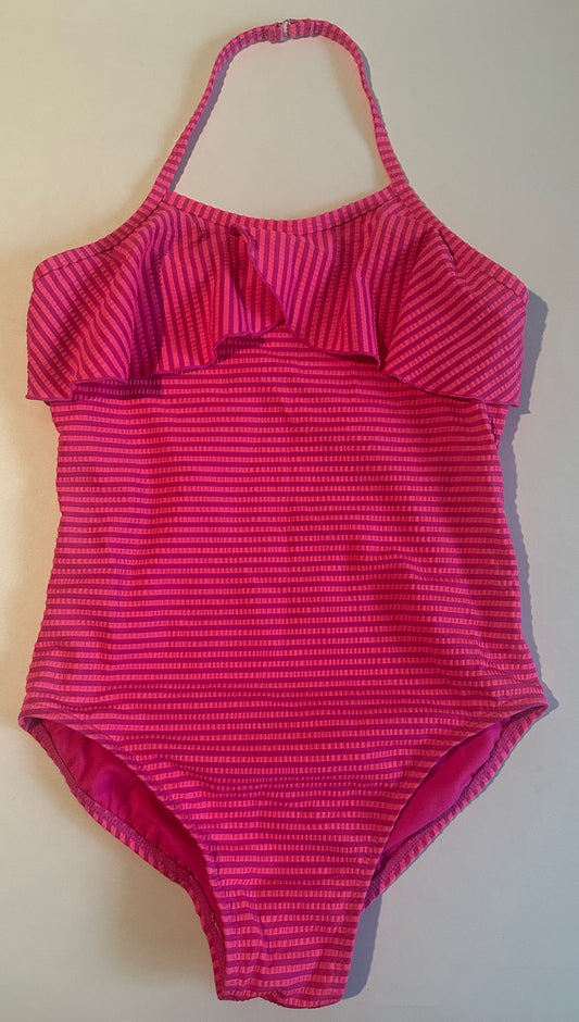 George, Pink One-Piece Bathing Suit - Size Large (10-12)