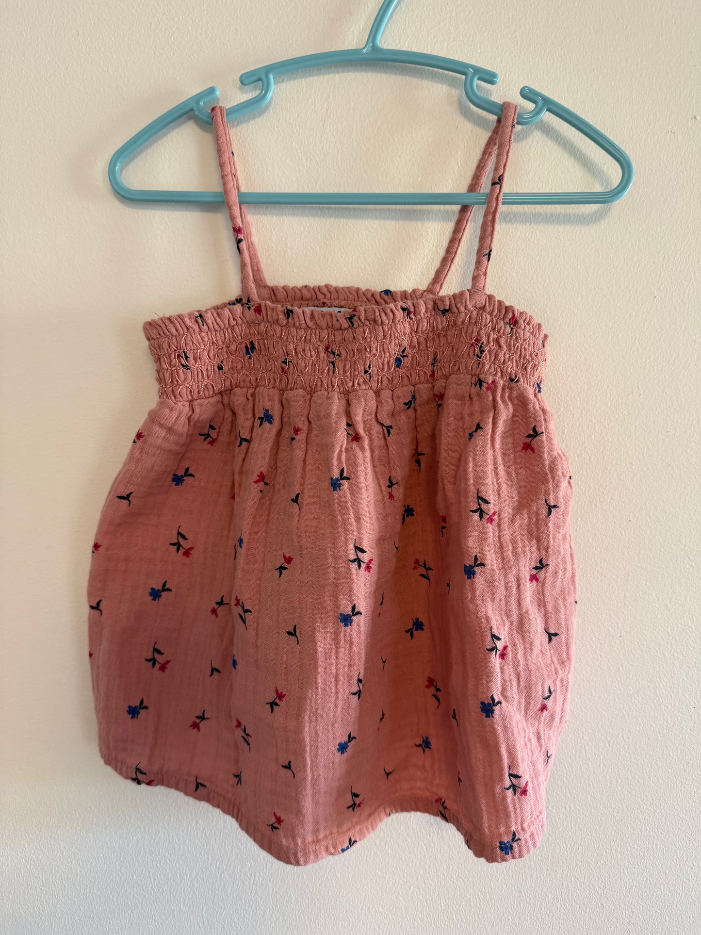 OLD NAVY LINEN FLORAL SHIRT SIZE 2T