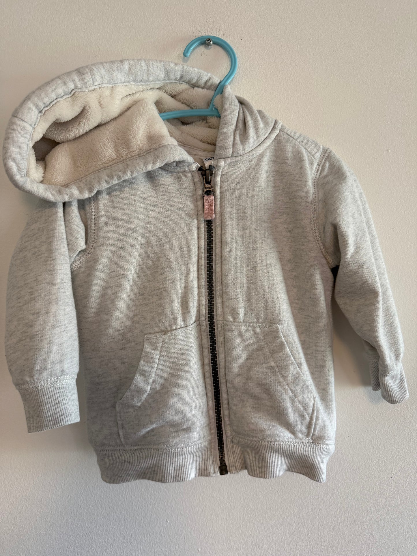 CARTERS FLEECE LINED SWEATER SIZE 18M