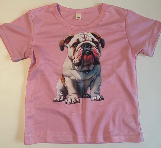 Unknown Brand, Pink Dog T-Shirt - Size 4-5