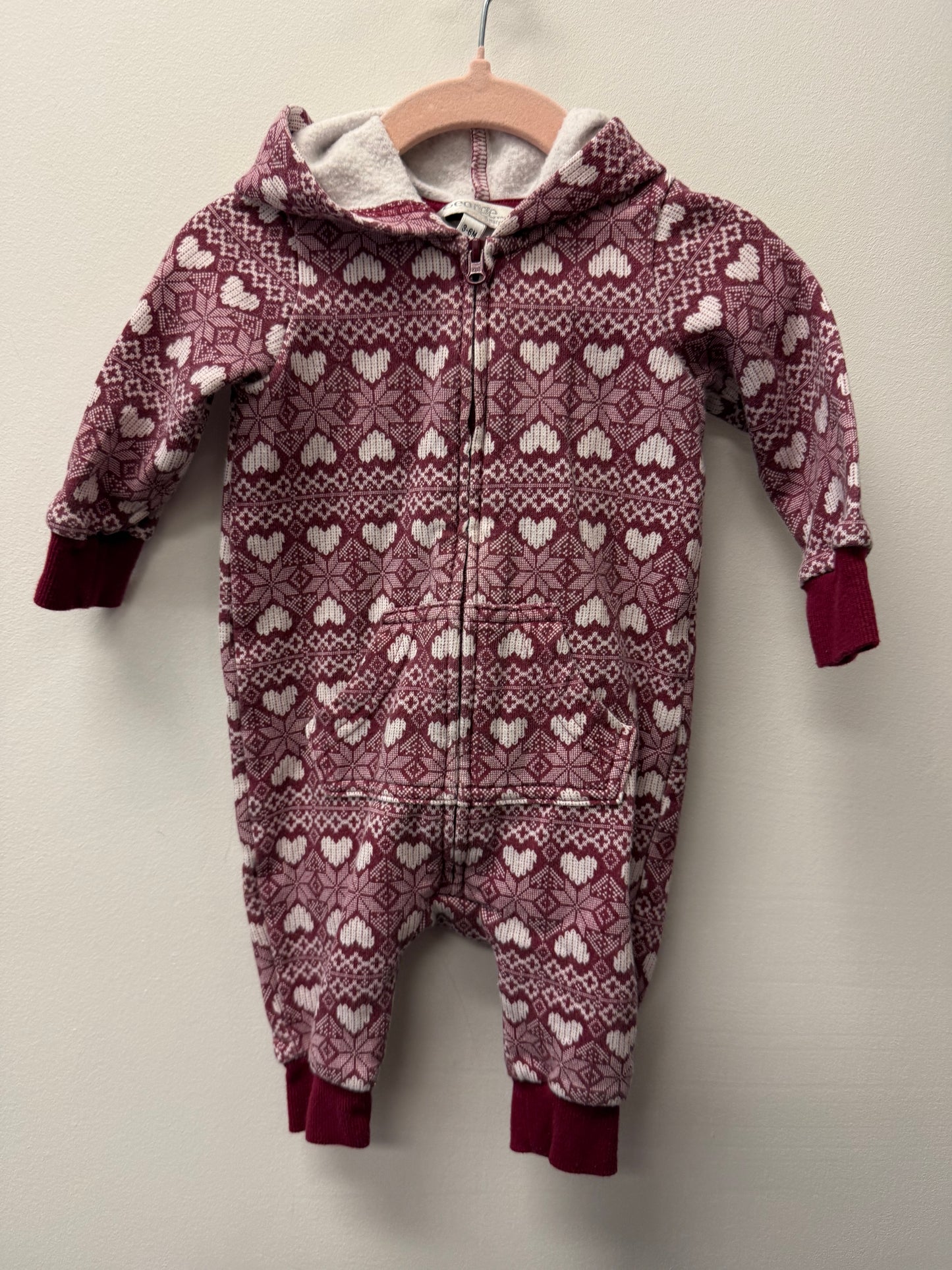 GEORGE HOODED ONE PIECE SIZE 3-6M