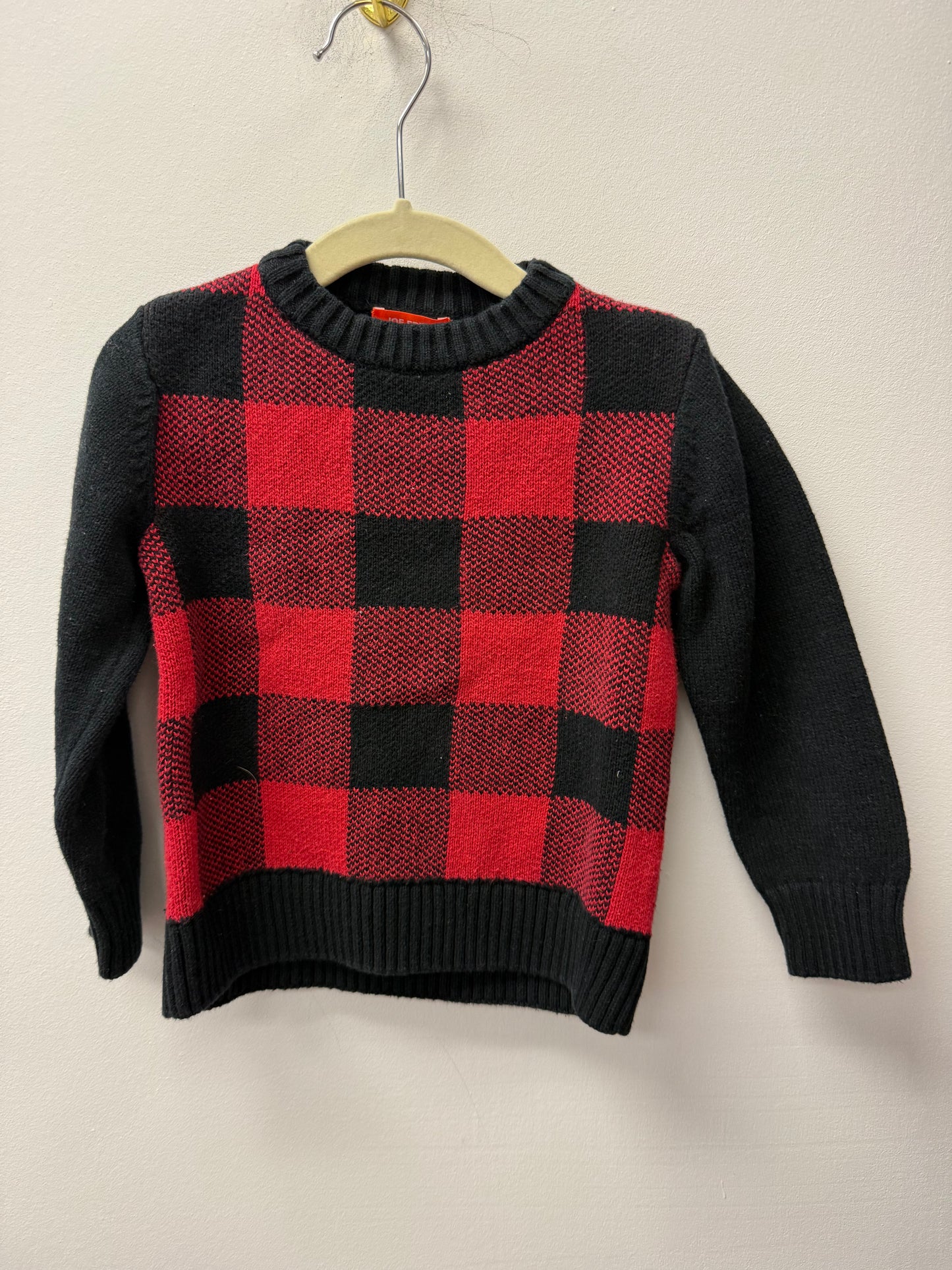 JOE FRESH PLAID SWEATER SIZE 2T