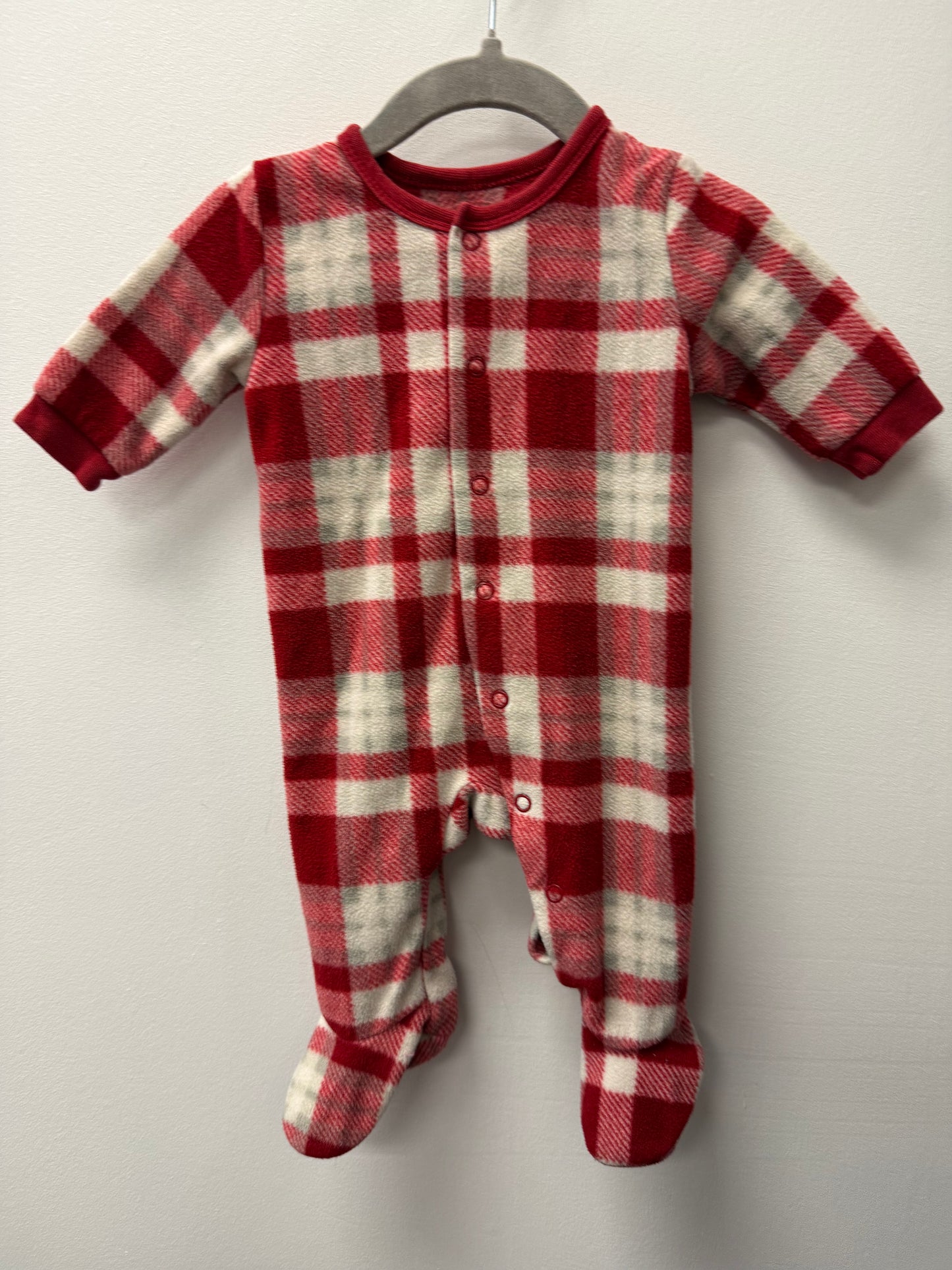 JOE FRESH PLAID SLEEPER SIZE 0-3M