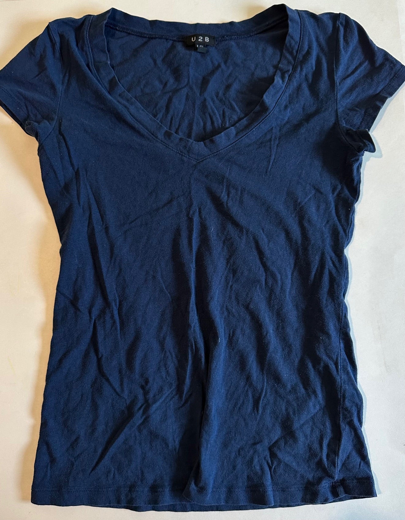 *Adult* U2B, Navy Blue T-Shirt - Size Large