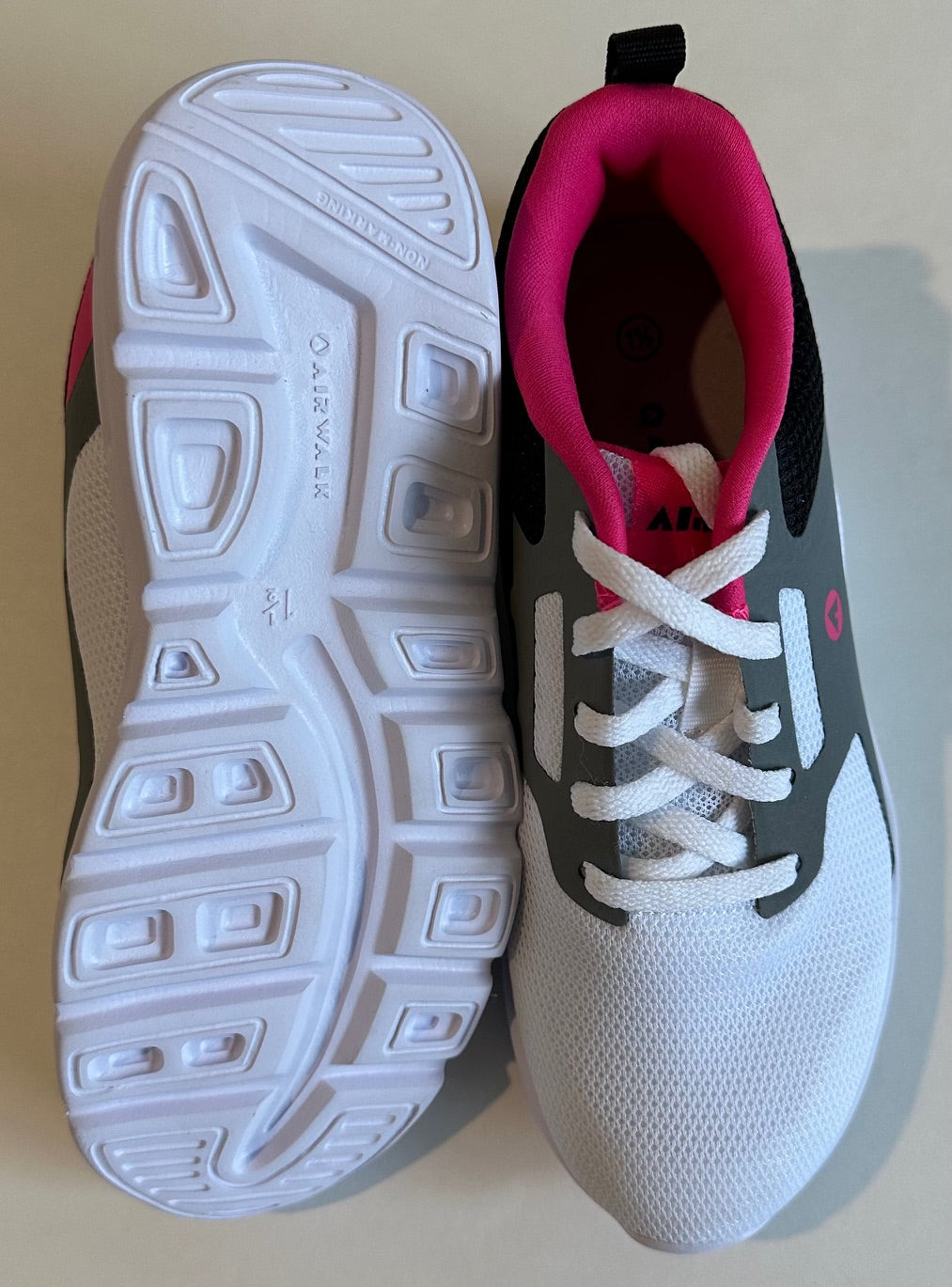 *New* Airwalk, White and Pink Shoes - Size 1.5