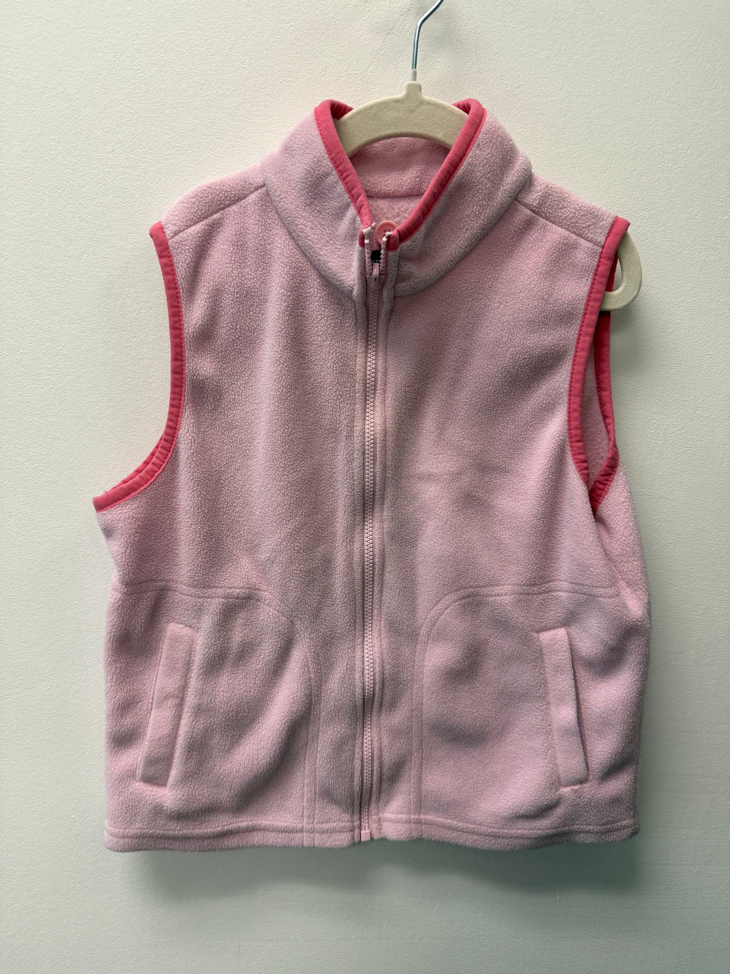 ANDY & EVAN PINK FLEECE VEST SIZE 6