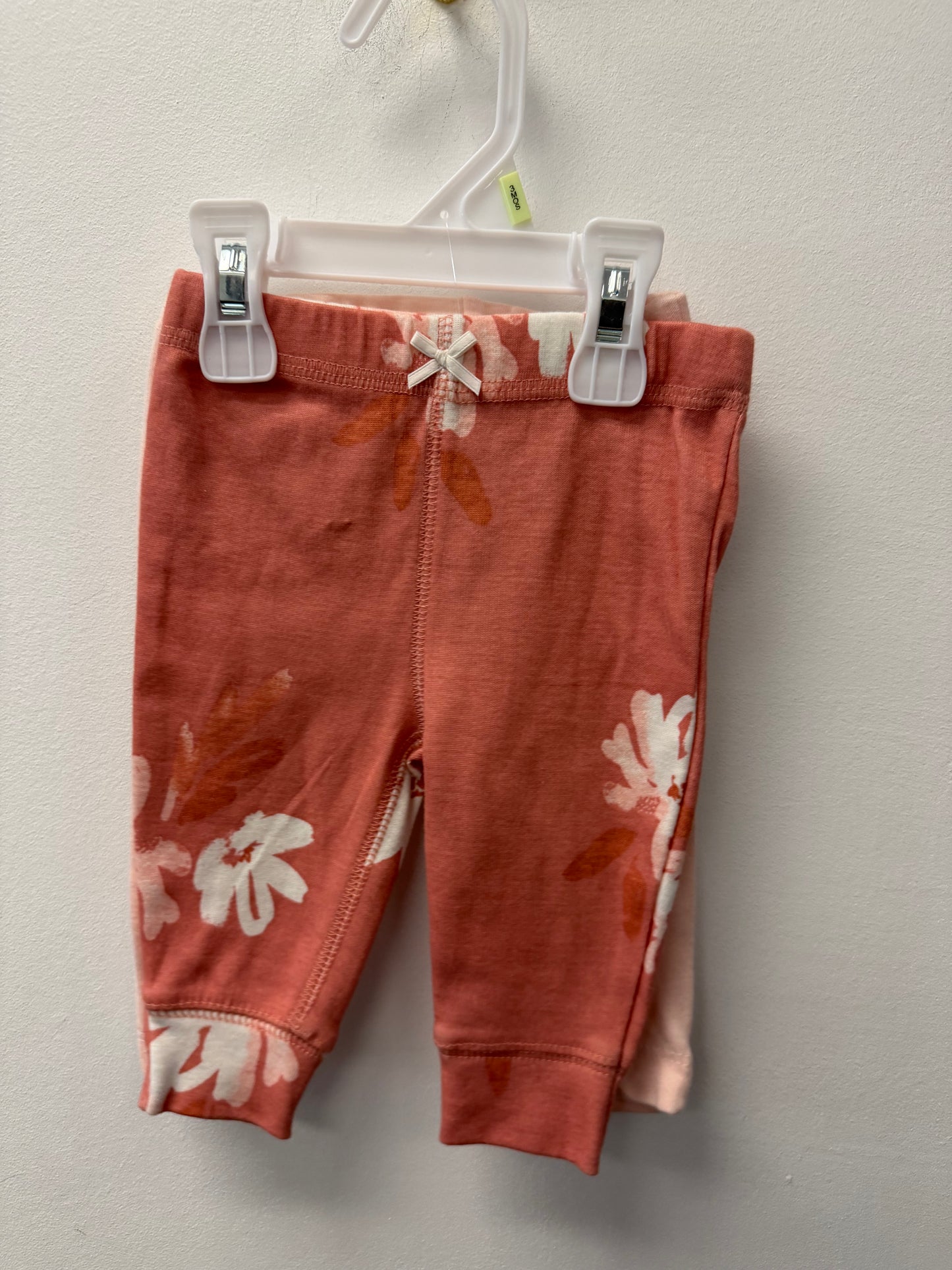NEW CARTERS LEGGINGS 2 PACK SIZE 3M