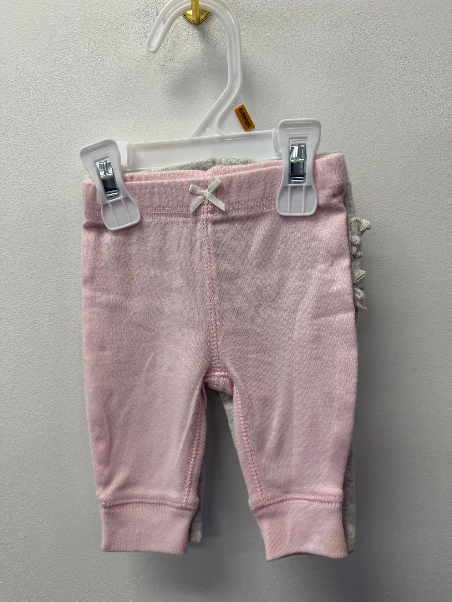 NEW CARTERS LEGGINGS 2 PACK SIZE NEWBORN