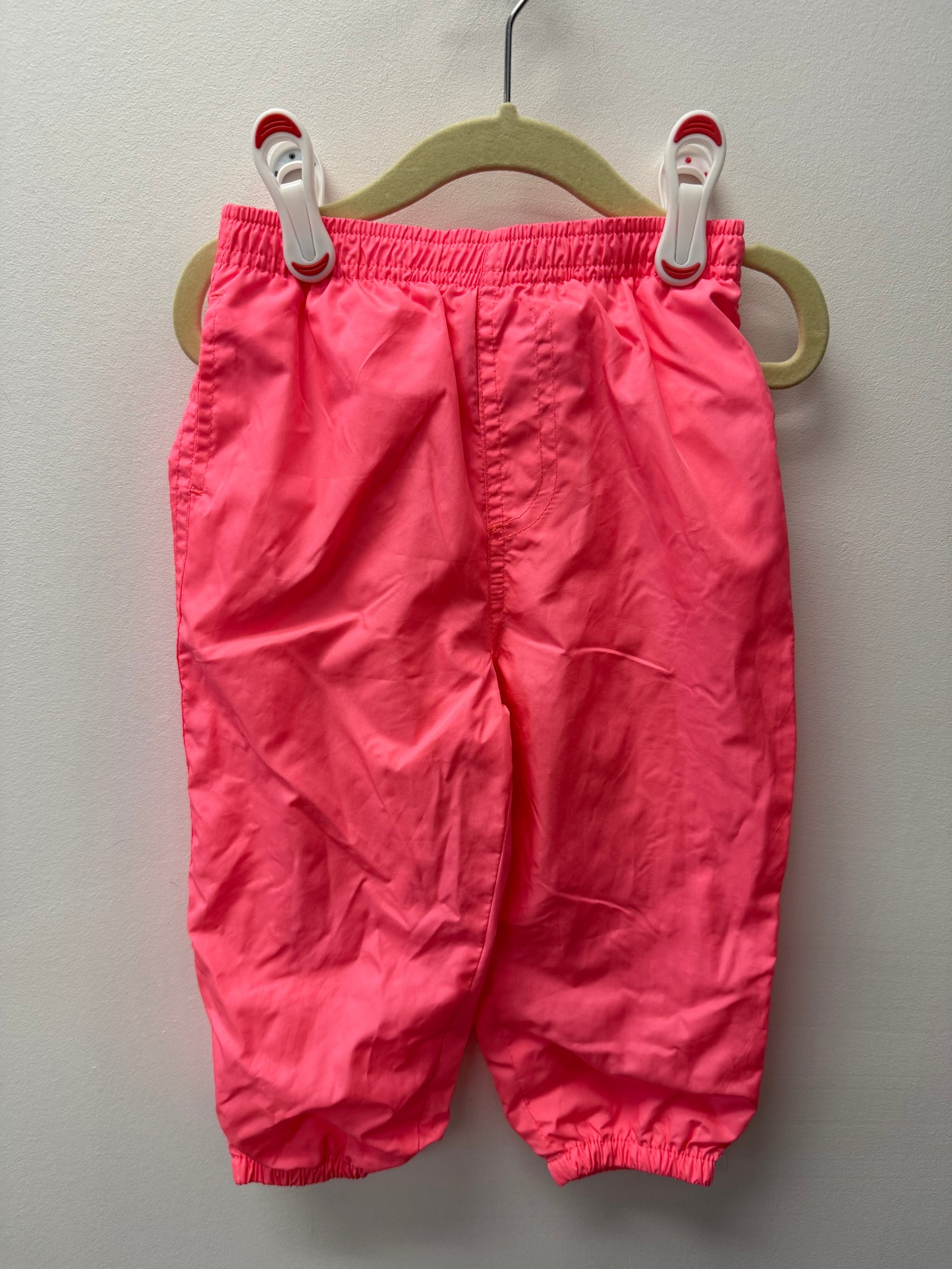GEORGE PINK LINED RAIN PANTS SIZE 18-24M