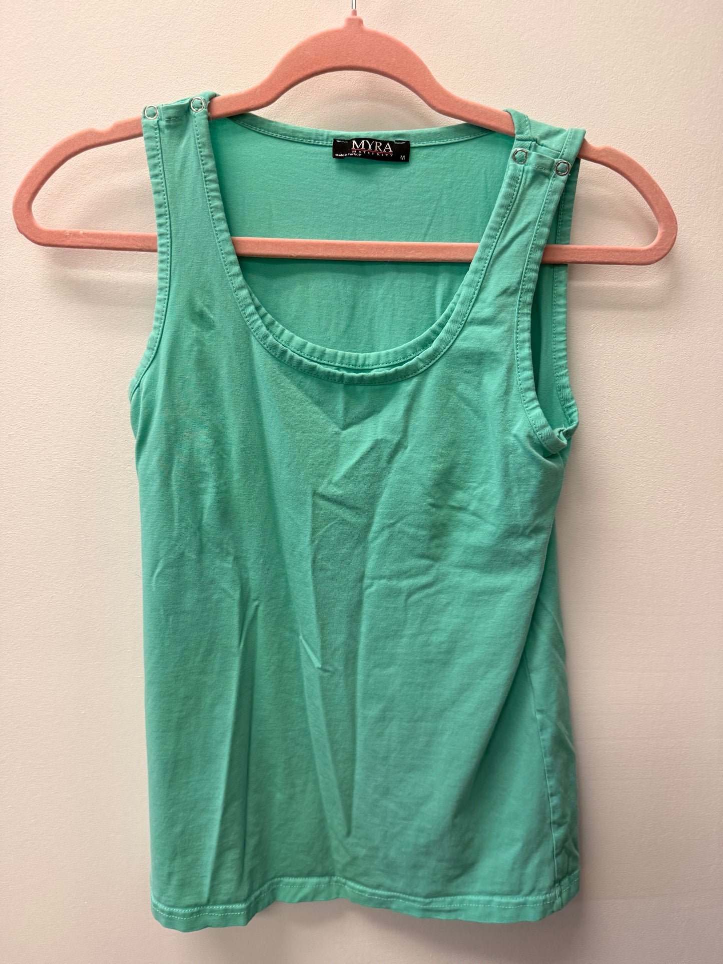 MYRA BLUE NURSING TANK SIZE MEDIUM