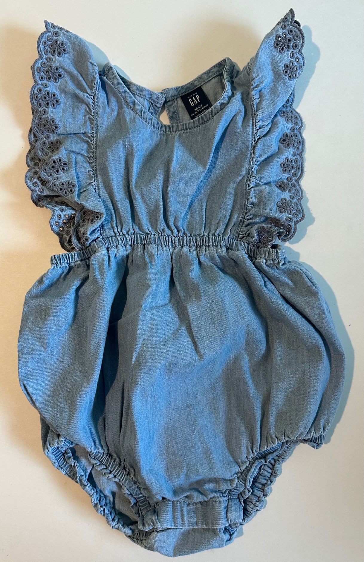 Baby Gap, Denim Romper - 18-24 Months