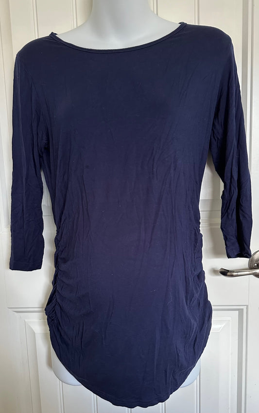 Bearsland, Navy Blue Maternity Shirt - Size Medium