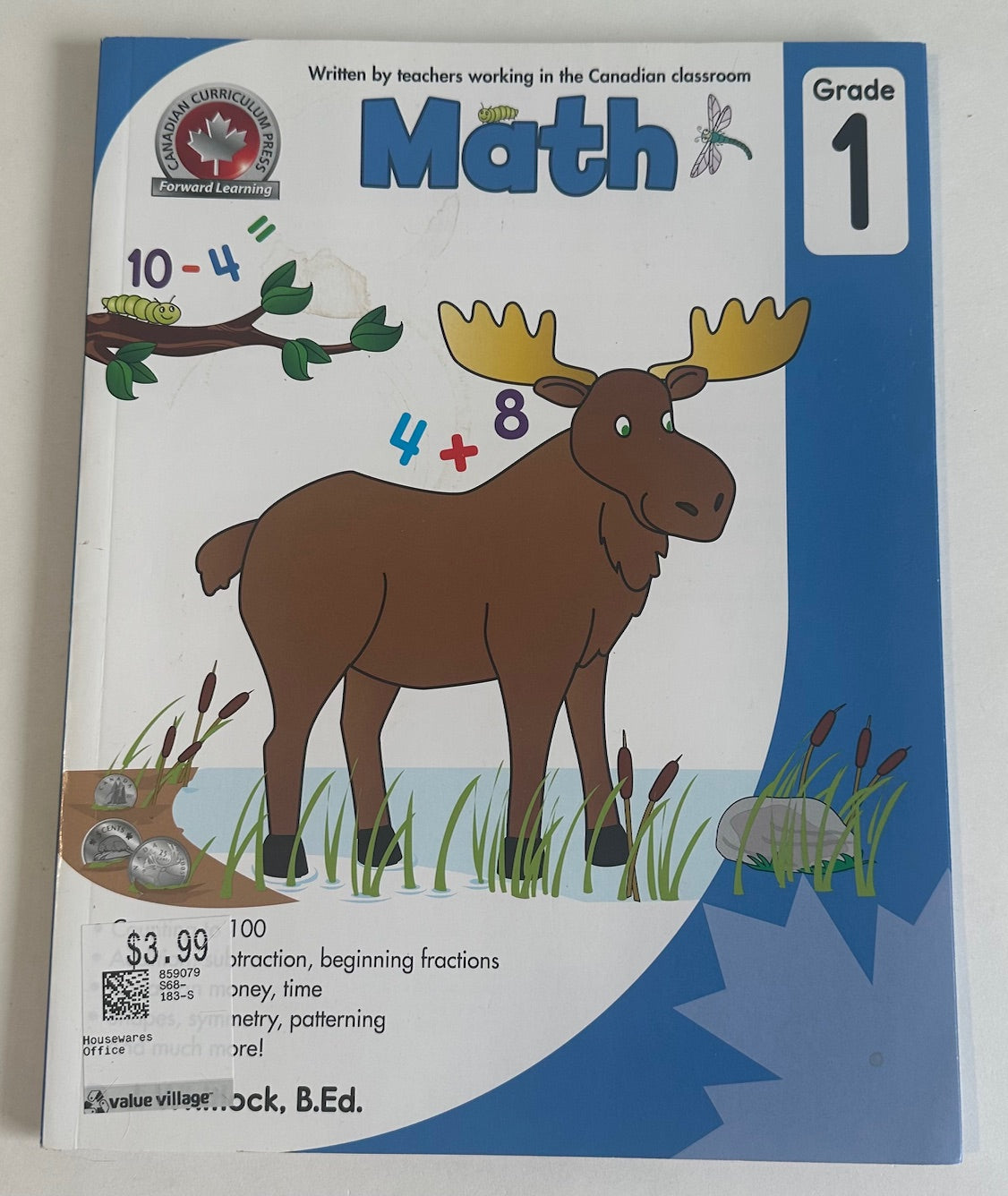 Canadian Curriculum Press, Grade 1 Math Workbook