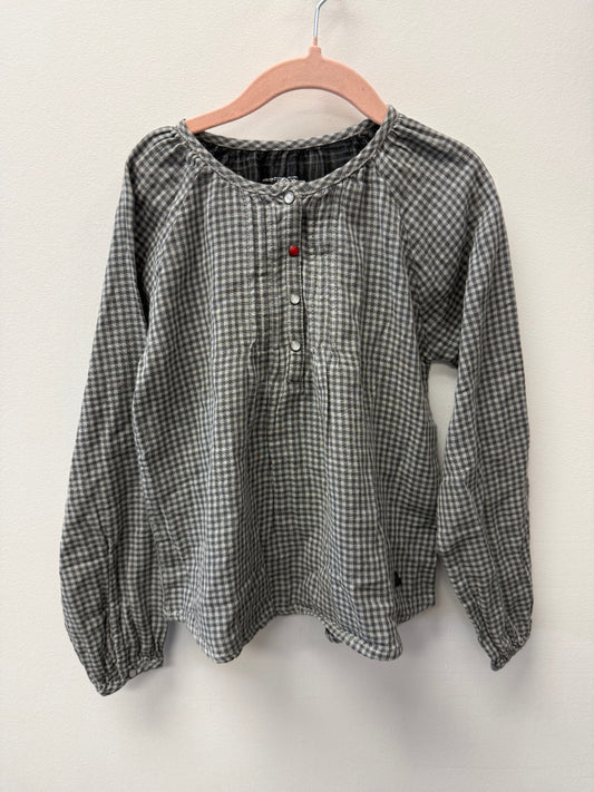 SOURIS MINI GINGHAM SHIRT SIZE 7