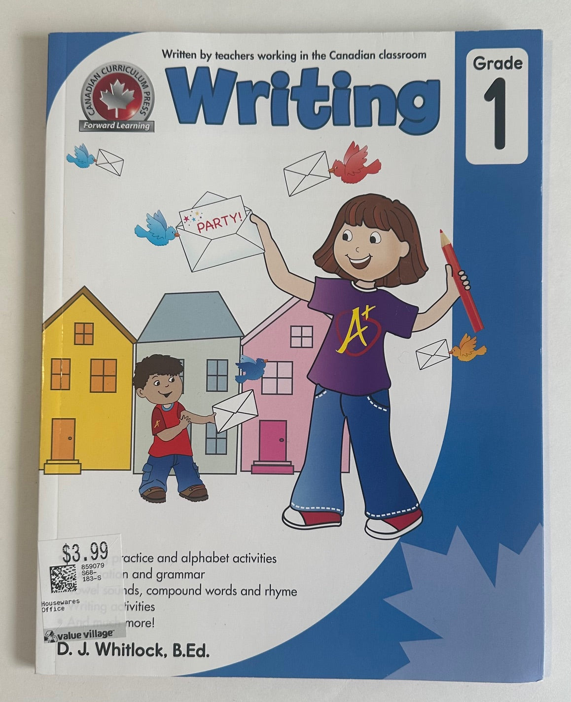 Canadian Curriculum Press, Grade 1 Writing Workbook