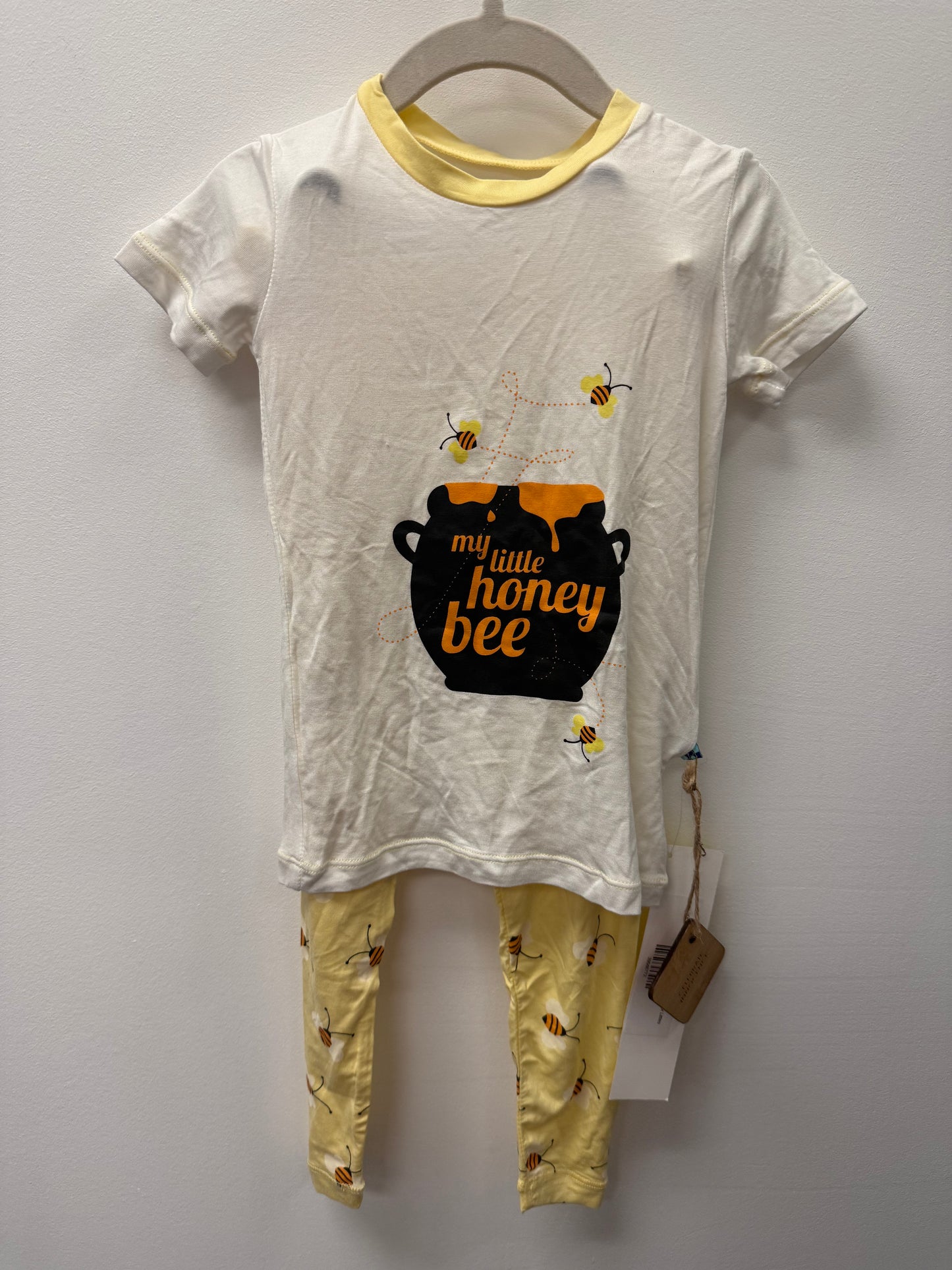 KICKEE PANTS BEE 2 PIECE SIZE 4T