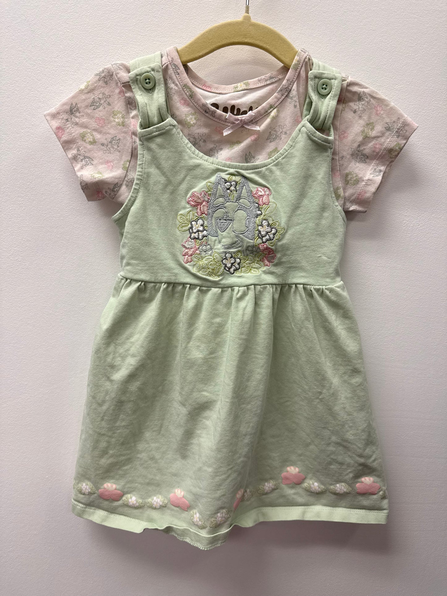 BLUEY 2 PIECE OUTFIT SIZE 2T